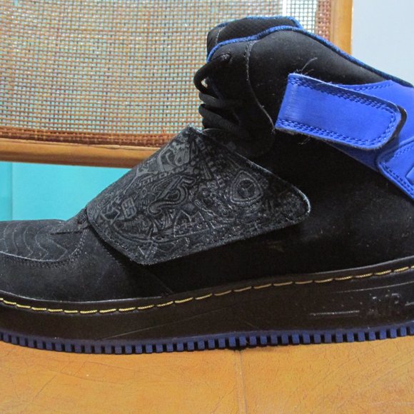 Size 14 - Jordan Fusion 20 Black University Blue 2008 - Picture 11 of 15